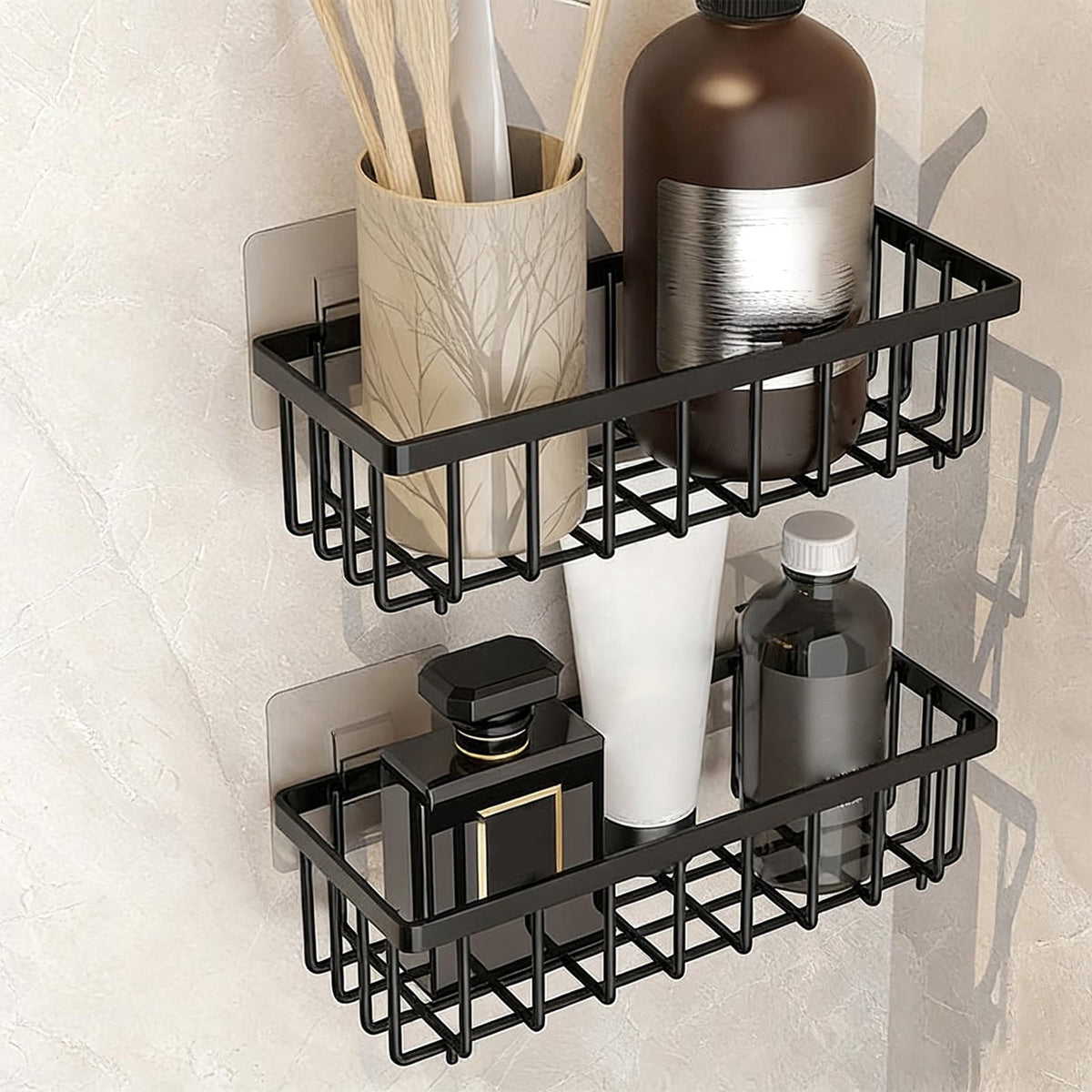 Sink Caddy Sponge Holder with Draining Tray and Towel Rod - Image 6