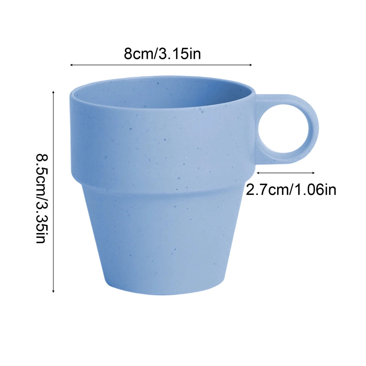 Double Wall Insulated Mug with Lid and Handle, Microwave Safe - Image 3