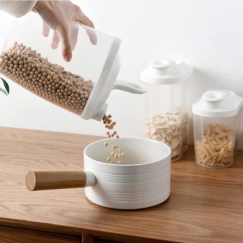 Airtight Cereal and Dry Food Container with Pouring Spout - Image 3