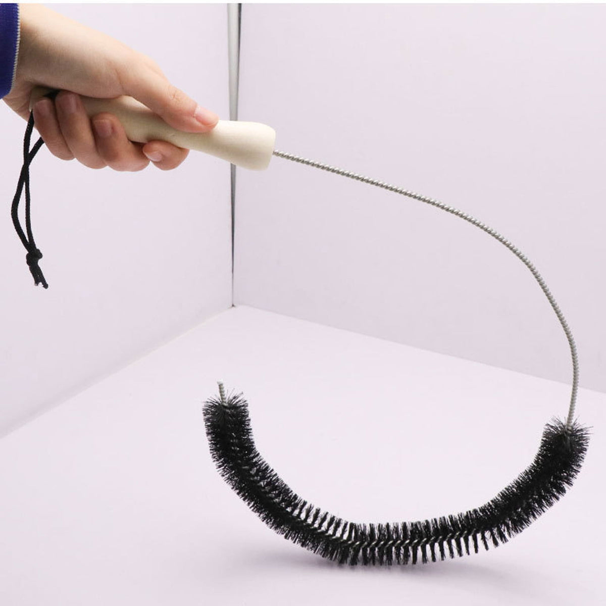 Dryer Vent Lint Brush, 73 cm Flexible Nylon Brush with Wood Handle - Image 4