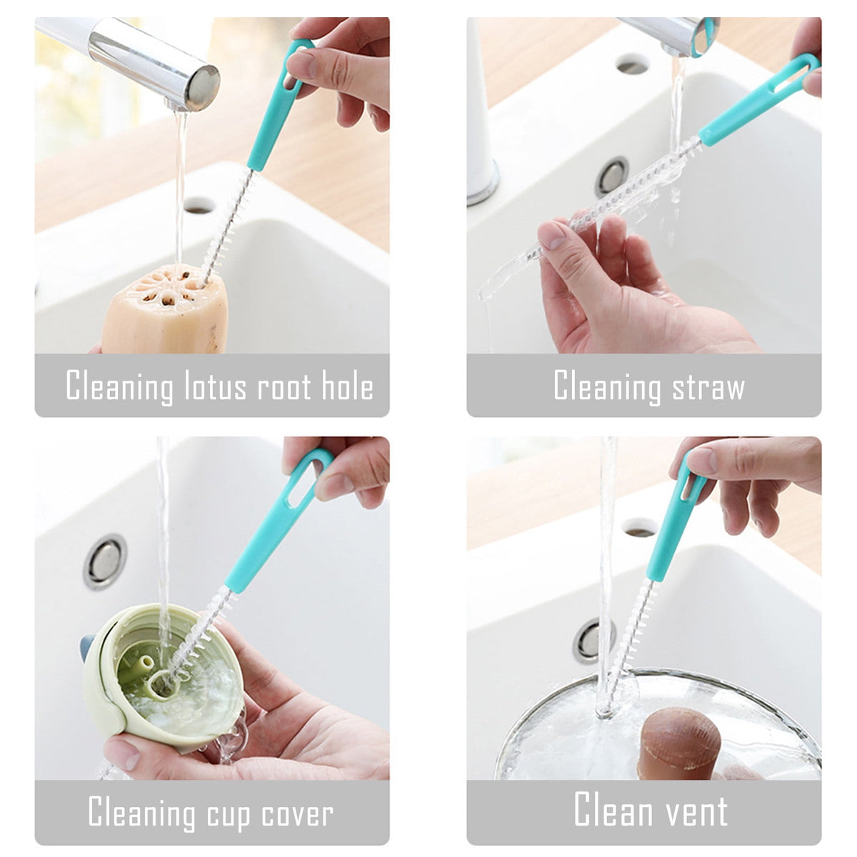 Straw Cleaning Brush, 7.8 Inch Slim Brush for Tumblers and Bottles - Image 5