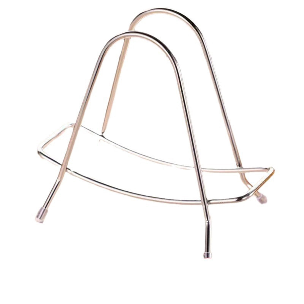 Stainless Steel Cutting Board and Pot Lid Rack, Triangle Stand