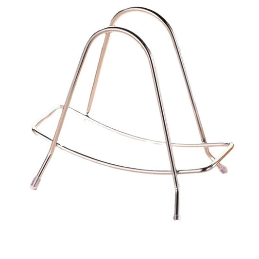 Stainless Steel Cutting Board and Pot Lid Rack, Triangle Stand