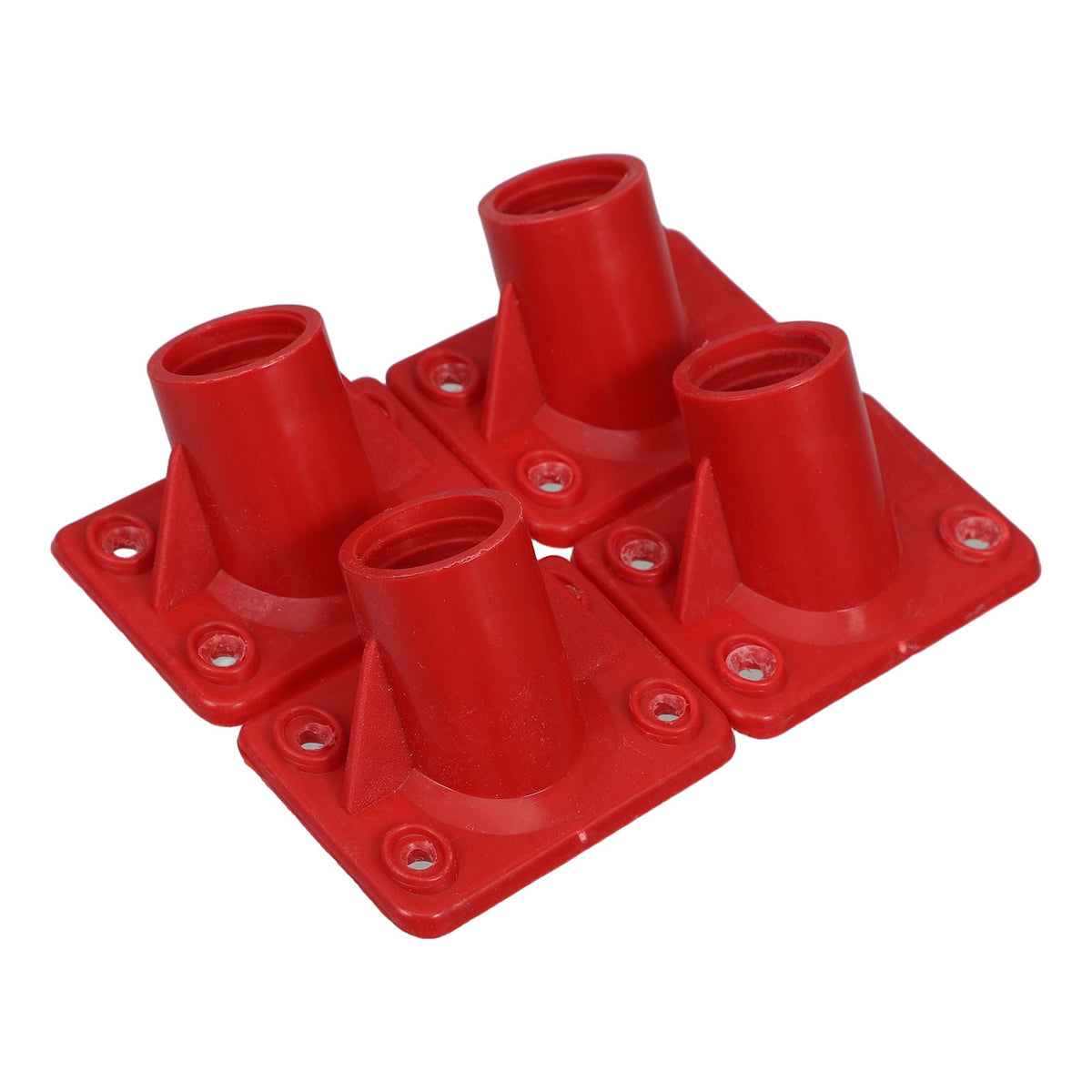 Floor Brush Connector, Red Plastic Joint for Scrub Brush Handles - Image 4