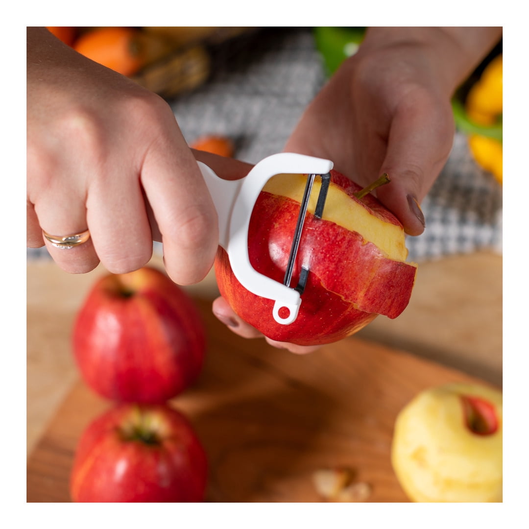 Y Shaped Vegetable Peeler Set of 2, Razor Sharp Carbon Steel Blade - Image 3