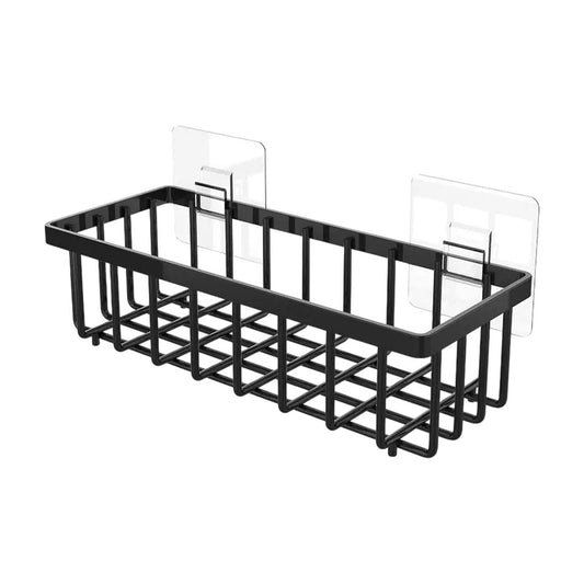 Sink Caddy Sponge Holder with Draining Tray and Towel Rod