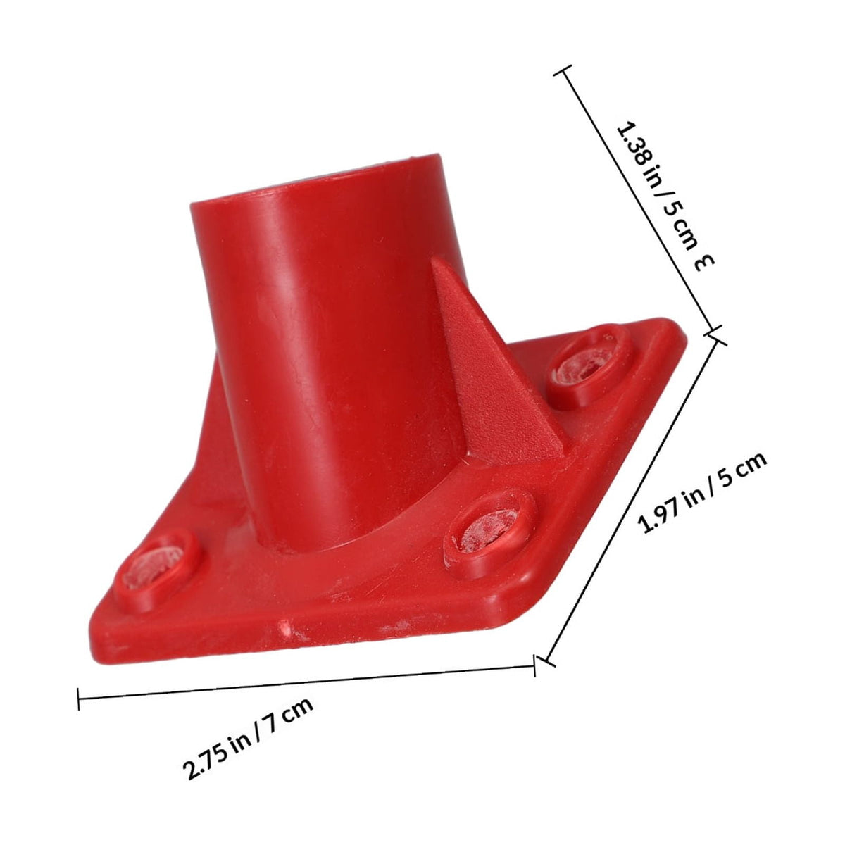 Floor Brush Connector, Red Plastic Joint for Scrub Brush Handles - Image 6