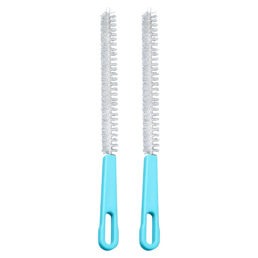 Straw Cleaning Brush Set of 2, 8.26 Inch with Metal Handle