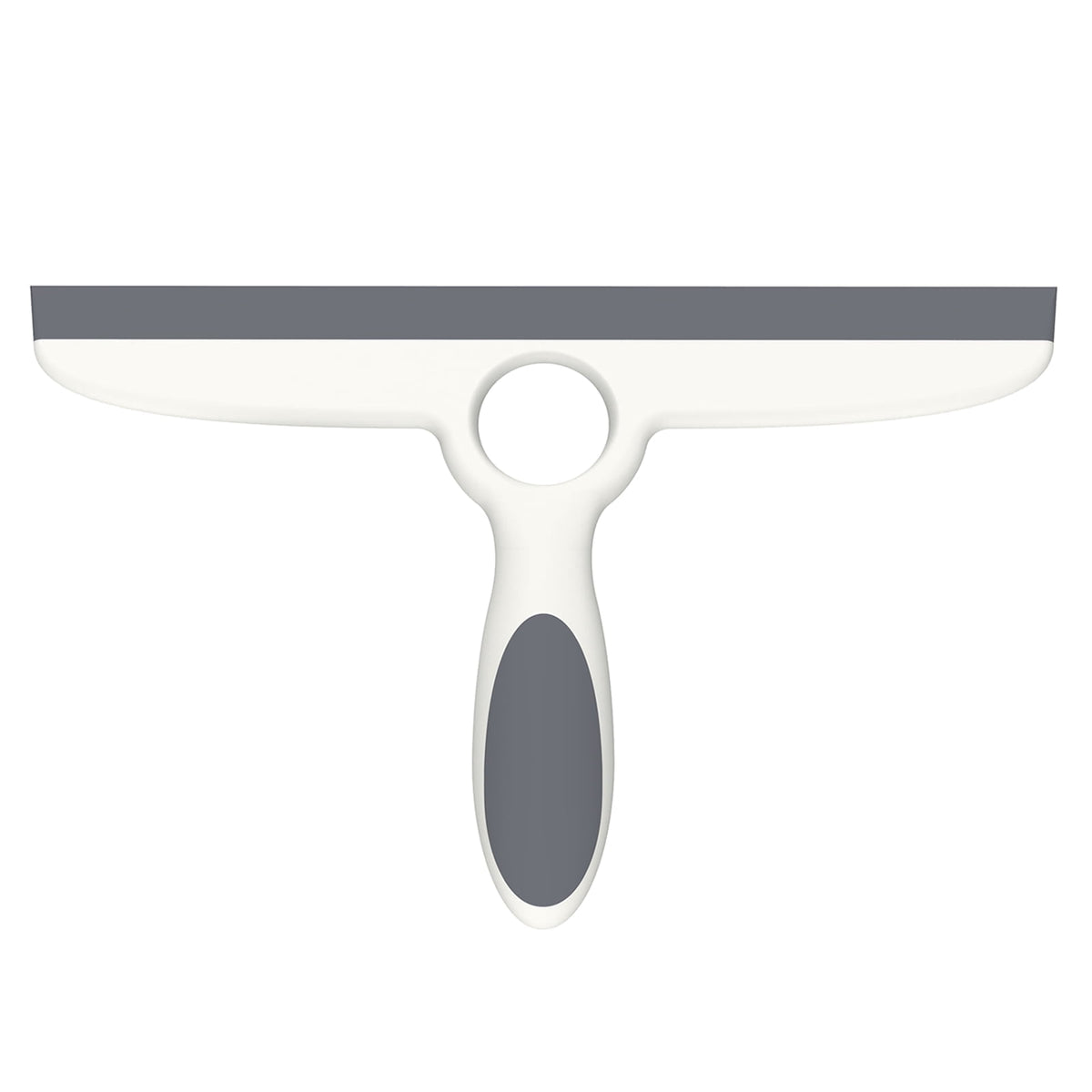 Shower and Window Squeegee, 10 Inch with Adhesive Wall Hook