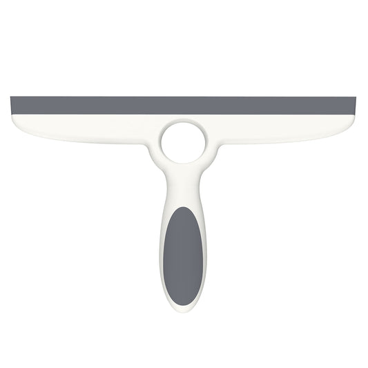 Shower and Window Squeegee, 10 Inch with Adhesive Wall Hook