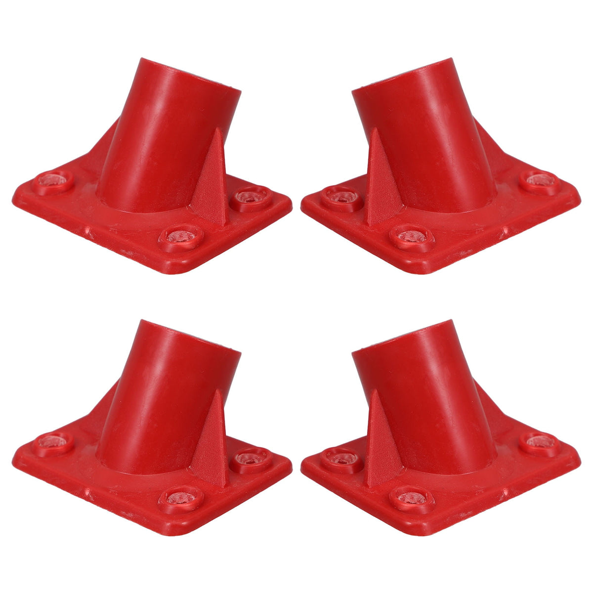 Floor Brush Connector, Red Plastic Joint for Scrub Brush Handles