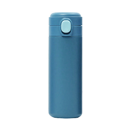 Insulated Travel Flask, 14 oz Double Wall Stainless Steel Mug in Blue