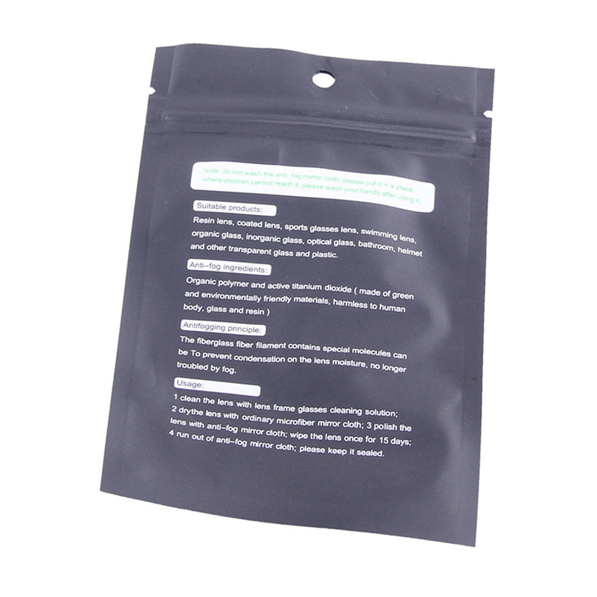 Anti Fog Microfiber Cleaning Cloth for Glasses, Lenses and Screens - Image 4