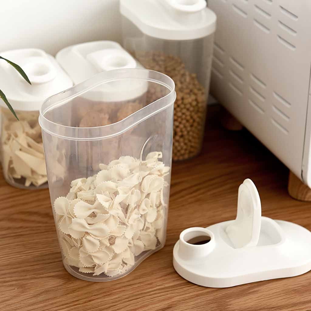 Airtight Cereal and Dry Food Container with Pouring Spout - Image 5