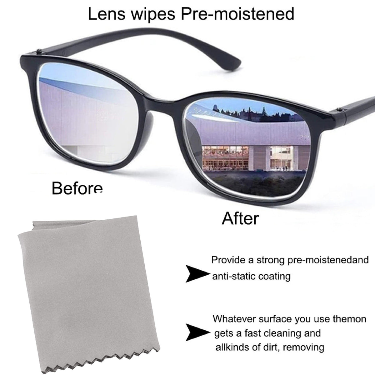 Anti Fog Microfiber Cleaning Cloth for Glasses, Lenses and Screens - Image 6