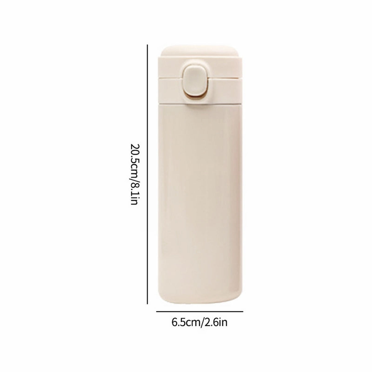 Insulated Travel Flask, 14 oz Double Wall Stainless Steel Mug in Blue - Image 2