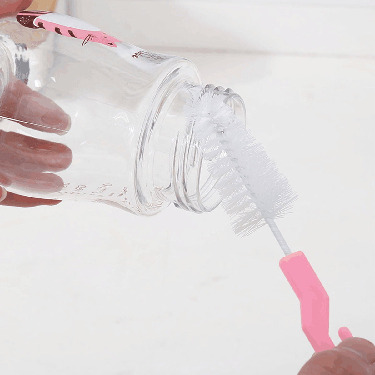 Baby Bottle Brush Kit, 7 Piece Set with Nipple and Straw Cleaners - Image 5